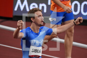 2021-08-01 - Alessandro Sibilio (ITA) competes on men's 400m hurdles semi-final, during the Olympic Games Tokyo 2020, Athletics, on August 1, 2021 at Tokyo Olympic Stadium in Tokyo, Japan - Photo Yoann Cambefort / Marti Media / DPPI - OLYMPIC GAMES TOKYO 2020, AUGUST 1, 2021 - OLYMPIC GAMES TOKYO 2020 - OLYMPIC GAMES
