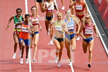 2021-08-02 - Siffan Hassan of the Netherlands during the Olympic Games Tokyo 2020, Athletics Women's 1500m Round 1 on August 2, 2021 at Olympic Stadium in Tokyo, Japan - Photo Andy Astfalck / Orange Pictures / DPPI - OLYMPIC GAMES TOKYO 2020, AUGUST 02, 2021 - OLYMPIC GAMES TOKYO 2020 - OLYMPIC GAMES