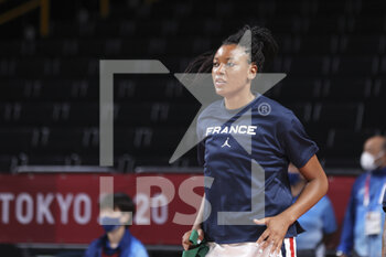 2021-08-02 - Diandra TCHATCHOUANG (93) of France during the Olympic Games Tokyo 2020, Basketball Women's Preliminary Round Group B between France and USA on August 2, 2021 at Saitama Super Arena in Tokyo, Japan - Photo Ann-Dee Lamour / CDP MEDIA / DPPI - OLYMPIC GAMES TOKYO 2020, AUGUST 02, 2021 - OLYMPIC GAMES TOKYO 2020 - OLYMPIC GAMES