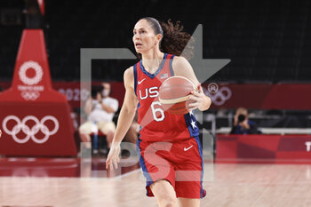 2021-08-02 - Sue BIRD (6) of USA during the Olympic Games Tokyo 2020, Basketball Women's Preliminary Round Group B between France and USA on August 2, 2021 at Saitama Super Arena in Tokyo, Japan - Photo Ann-Dee Lamour / CDP MEDIA / DPPI - OLYMPIC GAMES TOKYO 2020, AUGUST 02, 2021 - OLYMPIC GAMES TOKYO 2020 - OLYMPIC GAMES