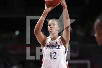 2021-08-02 - Iliana RUPERT (12) of France during the Olympic Games Tokyo 2020, Basketball Women's Preliminary Round Group B between France and USA on August 2, 2021 at Saitama Super Arena in Tokyo, Japan - Photo Ann-Dee Lamour / CDP MEDIA / DPPI - OLYMPIC GAMES TOKYO 2020, AUGUST 02, 2021 - OLYMPIC GAMES TOKYO 2020 - OLYMPIC GAMES