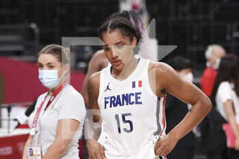 2021-08-02 - Gabby WILLIAMS (15) of France during the Olympic Games Tokyo 2020, Basketball Women's Preliminary Round Group B between France and USA on August 2, 2021 at Saitama Super Arena in Tokyo, Japan - Photo Ann-Dee Lamour / CDP MEDIA / DPPI - OLYMPIC GAMES TOKYO 2020, AUGUST 02, 2021 - OLYMPIC GAMES TOKYO 2020 - OLYMPIC GAMES