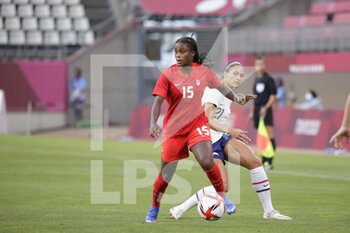 2021-08-02 - Nichelle PRINCE (CAN) Lynn WILLIAMS (USA) during the Olympic Games Tokyo 2020, Football Women's Semi-Final between United States and Canada on August 2, 2021 at Ibaraki Kashima Stadium in Kashima, Japan - Photo Photo Kishimoto / DPPI - OLYMPIC GAMES TOKYO 2020, AUGUST 02, 2021 - OLYMPIC GAMES TOKYO 2020 - OLYMPIC GAMES