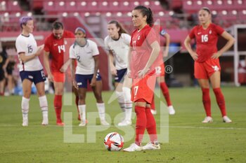 2021-08-02 - Jessie FLEMING (CAN) during the Olympic Games Tokyo 2020, Football Women's Semi-Final between United States and Canada on August 2, 2021 at Ibaraki Kashima Stadium in Kashima, Japan - Photo Photo Kishimoto / DPPI - OLYMPIC GAMES TOKYO 2020, AUGUST 02, 2021 - OLYMPIC GAMES TOKYO 2020 - OLYMPIC GAMES