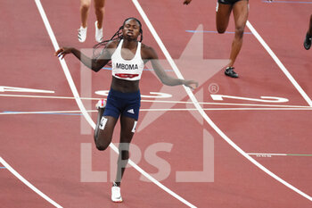 2021-08-03 - Christine MBoma (NAM) competes on women's 200m semi-final during the Olympic Games Tokyo 2020, Athletics, on August 1, 2021 at Tokyo Olympic Stadium in Tokyo, Japan - Photo Yoann Cambefort / Marti Media / DPPI - OLYMPIC GAMES TOKYO 2020, AUGUST 02, 2021 - OLYMPIC GAMES TOKYO 2020 - OLYMPIC GAMES
