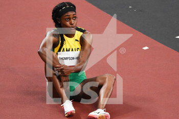 2021-08-03 - Elaine Thompson-Herah (JAM) competes on women's 200m semi-final during the Olympic Games Tokyo 2020, Athletics, on August 2, 2021 at Tokyo Olympic Stadium in Tokyo, Japan - Photo Yoann Cambefort / Marti Media / DPPI - OLYMPIC GAMES TOKYO 2020, AUGUST 02, 2021 - OLYMPIC GAMES TOKYO 2020 - OLYMPIC GAMES