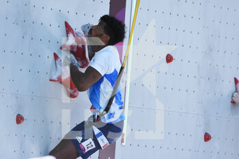 04/08/2021 - Bassa Mawem (FRA) competes on men's peed Qualification, during the Olympic Games Tokyo 2020, Sport Climbing on August 3, 2021 at Aomi Urban Sports Park, in Tokyo, Japan - Photo Yoann Cambefort / Marti Media / DPPI - OLYMPIC GAMES TOKYO 2020, AUGUST 03, 2021 - OLIMPIADI TOKYO 2020 - GIOCHI OLIMPICI