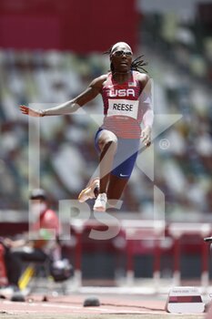 2021-08-03 - Brittney REESE (USA) 2nd place Silver Medal during the Olympic Games Tokyo 2020, Athletics Women's Long Jump Final on August 3, 2021 at Tokyo Olympic Stadium in Tokyo, Japan - Photo Photo Kishimoto / DPPI - OLYMPIC GAMES TOKYO 2020, AUGUST 03, 2021 - OLYMPIC GAMES TOKYO 2020 - OLYMPIC GAMES