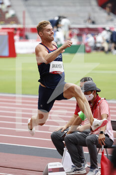 2021-08-04 - Kevin MAYER (FRA) during the Olympic Games Tokyo 2020, Athletics Men's Decathlon Long Jump on August 4, 2021 at Olympic Stadium in Tokyo, Japan - Photo Yuya Nagase / Photo Kishimoto / DPPI - OLYMPIC GAMES TOKYO 2020, AUGUST 04, 2021 - OLYMPIC GAMES TOKYO 2020 - OLYMPIC GAMES