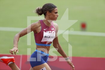 2021-08-04 - Sydney McLAUGHLIN (USA) Winner Gold Medal during the Olympic Games Tokyo 2020, Athletics Women's 400m Hurdles Final on August 4, 2021 at Olympic Stadium in Tokyo, Japan - Photo Photo Kishimoto / DPPI - OLYMPIC GAMES TOKYO 2020, AUGUST 04, 2021 - OLYMPIC GAMES TOKYO 2020 - OLYMPIC GAMES