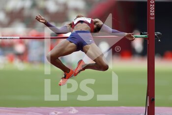 04/08/2021 - Erica BOUGARD (USA) during the Olympic Games Tokyo 2020, Athletics Women's Heptathlon High Jump on August 4, 2021 at Olympic Stadium in Tokyo, Japan - Photo Photo Kishimoto / DPPI - OLYMPIC GAMES TOKYO 2020, AUGUST 04, 2021 - OLIMPIADI TOKYO 2020 - GIOCHI OLIMPICI