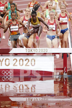04/08/2021 - CHEMUTAI Peruth (UGA) Gold Medal during the Olympic Games Tokyo 2020, Athletics Women's 3000m Steeplechase Final on August 4, 2021 at Olympic Stadium in Tokyo, Japan - Photo Yuya Nagase / Photo Kishimoto / DPPI - OLYMPIC GAMES TOKYO 2020, AUGUST 04, 2021 - OLIMPIADI TOKYO 2020 - GIOCHI OLIMPICI