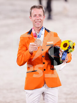 2021-08-04 - Maikel van der Vleuten of The Netherlands bronze medal during the Olympic Games Tokyo 2020, Equestrian Jumping Individual Final Jump-Off on August 4, 2021 at Equestrian Park in Tokyo, Japan - Photo Yannick Verhoeven / Orange Pictures / DPPI - OLYMPIC GAMES TOKYO 2020, AUGUST 04, 2021 - OLYMPIC GAMES TOKYO 2020 - OLYMPIC GAMES
