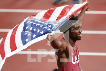 04/08/2021 - LYLES Noah (USA) Bronze Medal during the Olympic Games Tokyo 2020, Athletics Men's 200m Final on August 4, 2021 at Olympic Stadium in Tokyo, Japan - Photo Yuya Nagase / Photo Kishimoto / DPPI - OLYMPIC GAMES TOKYO 2020, AUGUST 04, 2021 - OLIMPIADI TOKYO 2020 - GIOCHI OLIMPICI