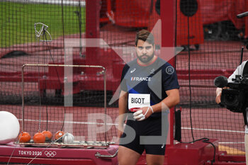 2021-08-05 - Quentin Bigot (FRA) competes on men's hammer throw final during the Olympic Games Tokyo 2020, Athletics, on August 4, 2021 at Tokyo Olympic Stadium in Tokyo, Japan - Photo Yoann Cambefort / Marti Media / DPPI - OLYMPIC GAMES TOKYO 2020, AUGUST 04, 2021 - OLYMPIC GAMES TOKYO 2020 - OLYMPIC GAMES