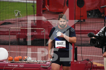 2021-08-05 - Quentin Bigot (FRA) competes on men's hammer throw final during the Olympic Games Tokyo 2020, Athletics, on August 4, 2021 at Tokyo Olympic Stadium in Tokyo, Japan - Photo Yoann Cambefort / Marti Media / DPPI - OLYMPIC GAMES TOKYO 2020, AUGUST 04, 2021 - OLYMPIC GAMES TOKYO 2020 - OLYMPIC GAMES