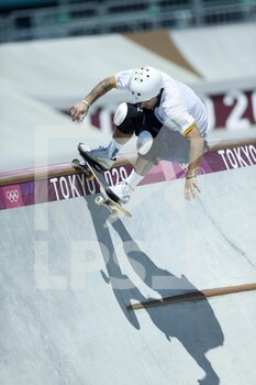 2021-08-05 - Pedro BARROS (BRA) 2nd place Silver Medal during the Olympic Games Tokyo 2020, Skateboarding Men's Park Final on August 5, 2021 at Ariake Urban Sports Park in Tokyo, Japan - Photo Photo Kishimoto / DPPI - OLYMPIC GAMES TOKYO 2020, AUGUST 05, 2021 - OLYMPIC GAMES TOKYO 2020 - OLYMPIC GAMES