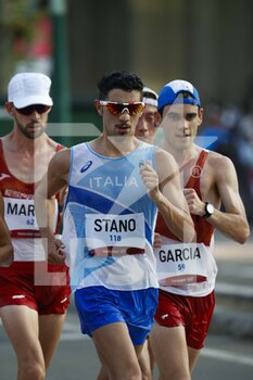 2021-08-05 - STANO Massimo (ITA) during the Olympic Games Tokyo 2020, Athletics Men's 20km Race Walk Final on August 5, 2021 at Sapporo Odori Park in Sapporo, Japan - Photo Photo Kishimoto / DPPI - OLYMPIC GAMES TOKYO 2020, AUGUST 05, 2021 - OLYMPIC GAMES TOKYO 2020 - OLYMPIC GAMES