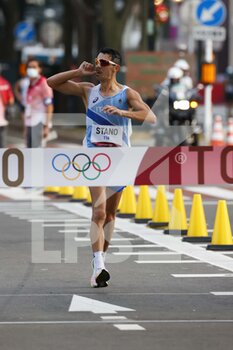 2021-08-05 - STANO Massimo (ITA) Gold Medal during the Olympic Games Tokyo 2020, Athletics Men's 20km Race Walk Final on August 5, 2021 at Sapporo Odori Park in Sapporo, Japan - Photo Photo Kishimoto / DPPI - OLYMPIC GAMES TOKYO 2020, AUGUST 05, 2021 - OLYMPIC GAMES TOKYO 2020 - OLYMPIC GAMES