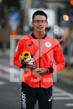 2021-08-05 - Toshikazu YAMANISHI (JPN) 3rd Bronze Medal during the Olympic Games Tokyo 2020, Athletics Men's 20km Race Walk Final on August 5, 2021 at Sapporo Odori Park in Sapporo, Japan - Photo Photo Kishimoto / DPPI - OLYMPIC GAMES TOKYO 2020, AUGUST 05, 2021 - OLYMPIC GAMES TOKYO 2020 - OLYMPIC GAMES