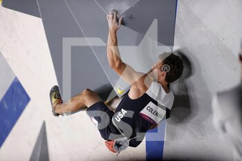 2021-08-05 - Nathaniel COLEMAN (USA) during the Olympic Games Tokyo 2020, Sport Climbing Men's Combined Final Bouldering on August 5, 2021 at Aomi Urban Sports Park in Tokyo, Japan - Photo Photo Kishimoto / DPPI - OLYMPIC GAMES TOKYO 2020, AUGUST 05, 2021 - OLYMPIC GAMES TOKYO 2020 - OLYMPIC GAMES