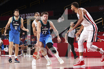 2021-08-05 - Luka DONCIC (77) of Slovenia during the Olympic Games Tokyo 2020, Basketball Semifinal, France - Slovenia, on August 5, 2021 at Saitama Super Arena ,in Tokyo, Japan - Photo Ann-Dee Lamour / CDP MEDIA / DPPI - OLYMPIC GAMES TOKYO 2020, AUGUST 05, 2021 - OLYMPIC GAMES TOKYO 2020 - OLYMPIC GAMES