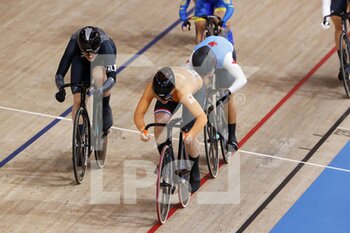 2021-08-06 - BRASPENNINCX Shanne (NED) Gold Medal, ANDREWS Ellesse (NZL) Silver Medal, ANDREWS Ellesse (CAN) Bronze Medal during the Olympic Games Tokyo 2020, Cycling Track Women's Keirin Final 1-6 on August 5, 2021 at Izu Velodrome in Izu, Japan - Photo Photo Kishimoto / DPPI - OLYMPIC GAMES TOKYO 2020, AUGUST 06, 2021 - OLYMPIC GAMES TOKYO 2020 - OLYMPIC GAMES
