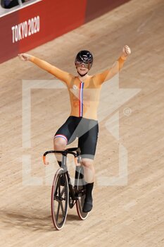 06/08/2021 - BRASPENNINCX Shanne (NED) Gold Medal during the Olympic Games Tokyo 2020, Cycling Track Women's Keirin Final 1-6 on August 5, 2021 at Izu Velodrome in Izu, Japan - Photo Photo Kishimoto / DPPI - OLYMPIC GAMES TOKYO 2020, AUGUST 06, 2021 - OLIMPIADI TOKYO 2020 - GIOCHI OLIMPICI