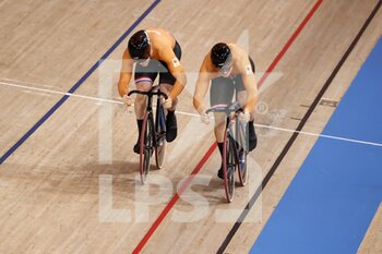 2021-08-06 - LAVREYSEN Harrie (L) (NED) Gold Medal, HOOGLAND Jeffrey (R) (NED) Silver Medal during the Olympic Games Tokyo 2020, Cycling Track Men's Sprint Final Race 2 on August 6, 2021 at Izu Velodrome in Izu, Japan - Photo Photo Kishimoto / DPPI - OLYMPIC GAMES TOKYO 2020, AUGUST 06, 2021 - OLYMPIC GAMES TOKYO 2020 - OLYMPIC GAMES