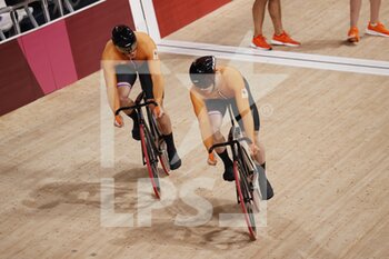 2021-08-06 - LAVREYSEN Harrie (R) (NED) Gold Medal, HOOGLAND Jeffrey (L) (NED) Silver Medal during the Olympic Games Tokyo 2020, Cycling Track Men's Sprint Finals Decider on August 6, 2021 at Izu Velodrome in Izu, Japan - Photo Photo Kishimoto / DPPI - OLYMPIC GAMES TOKYO 2020, AUGUST 06, 2021 - OLYMPIC GAMES TOKYO 2020 - OLYMPIC GAMES