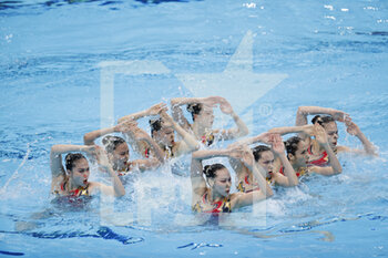 06/08/2021 - Team China during the Olympic Games Tokyo 2020, Swimming Artistic Swimming Team Technical Routine on August 6, 2021 at Tokyo Aquatics Centre in Tokyo, Japan - Photo Takamitsu Mifune / Photo Kishimoto / DPPI - OLYMPIC GAMES TOKYO 2020, AUGUST 06, 2021 - OLIMPIADI TOKYO 2020 - GIOCHI OLIMPICI