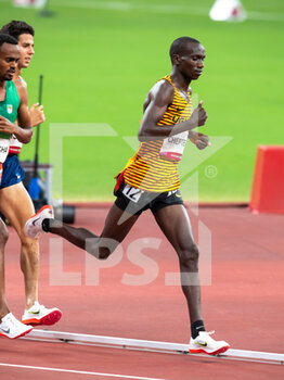 2021-08-06 - CHEPTEGEI Joshua (UGA) during the Olympic Games Tokyo 2020, Athletics Men's 5000m Final on August 6, 2021 at Olympic Stadium in Tokyo, Japan - Photo Andy Astfalck / Orange Pictures / DPPI - OLYMPIC GAMES TOKYO 2020, AUGUST 06, 2021 - OLYMPIC GAMES TOKYO 2020 - OLYMPIC GAMES