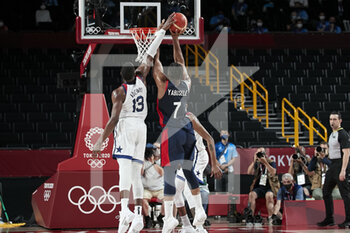 07/08/2021 - Guerschon YABUSELE (7) of France during the Olympic Games Tokyo 2020, Basketball Gold Medal Game, France - United States on August 7, 2021 at Saitama Super Arena in Tokyo, Japan - Photo Ann-Dee Lamour / CDP MEDIA / DPPI - OLYMPIC GAMES TOKYO 2020, AUGUST 07, 2021 - OLIMPIADI TOKYO 2020 - GIOCHI OLIMPICI