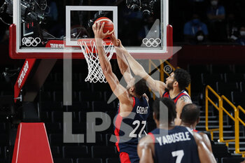 2021-08-07 - Rudy GOBERT (27) of France during the Olympic Games Tokyo 2020, Basketball Gold Medal Game, France - United States on August 7, 2021 at Saitama Super Arena in Tokyo, Japan - Photo Ann-Dee Lamour / CDP MEDIA / DPPI - OLYMPIC GAMES TOKYO 2020, AUGUST 07, 2021 - OLYMPIC GAMES TOKYO 2020 - OLYMPIC GAMES