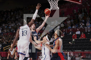 07/08/2021 - Nando DE COLO (12) of France during the Olympic Games Tokyo 2020, Basketball Gold Medal Game, France - United States on August 7, 2021 at Saitama Super Arena in Tokyo, Japan - Photo Ann-Dee Lamour / CDP MEDIA / DPPI - OLYMPIC GAMES TOKYO 2020, AUGUST 07, 2021 - OLIMPIADI TOKYO 2020 - GIOCHI OLIMPICI
