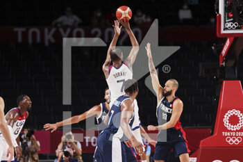 2021-08-07 - Kevin DURANT (7) of USA during the Olympic Games Tokyo 2020, Basketball Gold Medal Game, France - United States on August 7, 2021 at Saitama Super Arena in Tokyo, Japan - Photo Ann-Dee Lamour / CDP MEDIA / DPPI - OLYMPIC GAMES TOKYO 2020, AUGUST 07, 2021 - OLYMPIC GAMES TOKYO 2020 - OLYMPIC GAMES