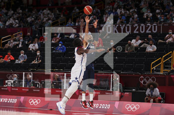2021-08-07 - Timothé LUWAWU-CABARROT (3) of France during the Olympic Games Tokyo 2020, Basketball Gold Medal Game, France - United States on August 7, 2021 at Saitama Super Arena in Tokyo, Japan - Photo Ann-Dee Lamour / CDP MEDIA / DPPI - OLYMPIC GAMES TOKYO 2020, AUGUST 07, 2021 - OLYMPIC GAMES TOKYO 2020 - OLYMPIC GAMES
