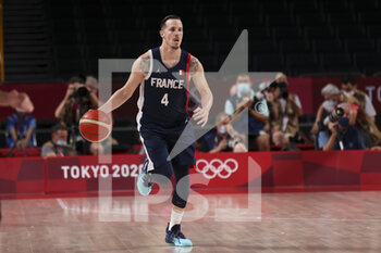 07/08/2021 - Thomas HEURTEL (4) of France during the Olympic Games Tokyo 2020, Basketball Gold Medal Game, France - United States on August 7, 2021 at Saitama Super Arena in Tokyo, Japan - Photo Ann-Dee Lamour / CDP MEDIA / DPPI - OLYMPIC GAMES TOKYO 2020, AUGUST 07, 2021 - OLIMPIADI TOKYO 2020 - GIOCHI OLIMPICI