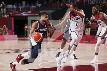 07/08/2021 - Timothé LUWAWU-CABARROT (3) of France during the Olympic Games Tokyo 2020, Basketball Gold Medal Game, France - United States on August 7, 2021 at Saitama Super Arena in Tokyo, Japan - Photo Ann-Dee Lamour / CDP MEDIA / DPPI - OLYMPIC GAMES TOKYO 2020, AUGUST 07, 2021 - OLIMPIADI TOKYO 2020 - GIOCHI OLIMPICI