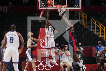 2021-08-07 - Jrue HOLIDAY (12) of USA during the Olympic Games Tokyo 2020, Basketball Gold Medal Game, France - United States on August 7, 2021 at Saitama Super Arena in Tokyo, Japan - Photo Ann-Dee Lamour / CDP MEDIA / DPPI - OLYMPIC GAMES TOKYO 2020, AUGUST 07, 2021 - OLYMPIC GAMES TOKYO 2020 - OLYMPIC GAMES