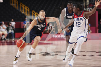 07/08/2021 - Evan FOURNIER (10) of France during the Olympic Games Tokyo 2020, Basketball Gold Medal Game, France - United States on August 7, 2021 at Saitama Super Arena in Tokyo, Japan - Photo Ann-Dee Lamour / CDP MEDIA / DPPI - OLYMPIC GAMES TOKYO 2020, AUGUST 07, 2021 - OLIMPIADI TOKYO 2020 - GIOCHI OLIMPICI