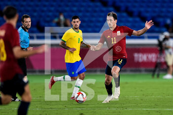 2021-08-07 - Mikel Oyarzabal of Spain during the Olympic Games Tokyo 2020, Football Men's Gold Medal Match between Brazil and Spain on August 7, 2021 at International Stadium Yokohama in Yokohama, Japan - Photo Pablo Morano / Orange Pictures / DPPI - OLYMPIC GAMES TOKYO 2020, AUGUST 07, 2021 - OLYMPIC GAMES TOKYO 2020 - OLYMPIC GAMES