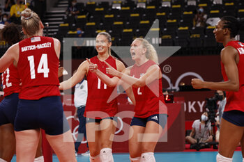 2021-08-08 - POULTER Jordyn (USA) during the Olympic Games Tokyo 2020, Volleyball Women's Final between USA and Brazil on August 8, 2021 at Ariake Arena in Tokyo, Japan - Photo Yuya Nagase / Photo Kishimoto / DPPI - OLYMPIC GAMES TOKYO 2020, AUGUST 08, 2021 - OLYMPIC GAMES TOKYO 2020 - OLYMPIC GAMES