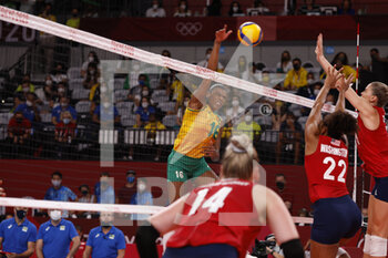 08/08/2021 - RODRIGUES Fernanda (BRA) during the Olympic Games Tokyo 2020, Volleyball Women's Final between USA and Brazil on August 8, 2021 at Ariake Arena in Tokyo, Japan - Photo Yuya Nagase / Photo Kishimoto / DPPI - OLYMPIC GAMES TOKYO 2020, AUGUST 08, 2021 - OLIMPIADI TOKYO 2020 - GIOCHI OLIMPICI