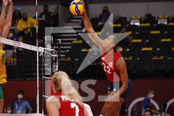 2021-08-08 - WASHINGTON Haleigh (USA) during the Olympic Games Tokyo 2020, Volleyball Women's Final between USA and Brazil on August 8, 2021 at Ariake Arena in Tokyo, Japan - Photo Yuya Nagase / Photo Kishimoto / DPPI - OLYMPIC GAMES TOKYO 2020, AUGUST 08, 2021 - OLYMPIC GAMES TOKYO 2020 - OLYMPIC GAMES