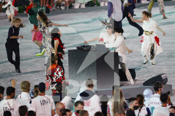 2021-08-08 - Illustration during the Olympic Games Tokyo 2020, Closing Ceremony on August 8, 2021 at Olympic Stadium in Tokyo, Japan - Photo Yuya Nagase / Photo Kishimoto / DPPI - OLYMPIC GAMES TOKYO 2020, AUGUST 08, 2021 - OLYMPIC GAMES TOKYO 2020 - OLYMPIC GAMES