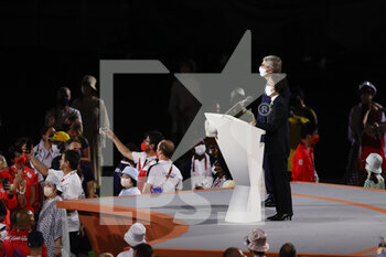 2021-08-08 - Thomas BACH (GER) President of IOC during the Olympic Games Tokyo 2020, Closing Ceremony on August 8, 2021 at Olympic Stadium in Tokyo, Japan - Photo Yuya Nagase / Photo Kishimoto / DPPI - OLYMPIC GAMES TOKYO 2020, AUGUST 08, 2021 - OLYMPIC GAMES TOKYO 2020 - OLYMPIC GAMES