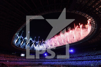 2021-08-08 - Illustration during the Olympic Games Tokyo 2020, Closing Ceremony on August 8, 2021 at Olympic Stadium in Tokyo, Japan - Photo Yuya Nagase / Photo Kishimoto / DPPI - OLYMPIC GAMES TOKYO 2020, AUGUST 08, 2021 - OLYMPIC GAMES TOKYO 2020 - OLYMPIC GAMES