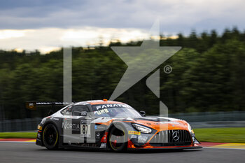 2021-07-30 - 87 Umbrarescu Petru (rou), Gachet Simon (fra), Tereschenko Konstantin (rus), Drouet Thomas (fra), AKKA ASP, Mercedes-AMG GT3, action during the TotalEnergies 24 hours of Spa, 6th round of the 2021 Fanatec GT World Challenge Europe Powered by AWS, from July 28 to August 1, 2021 on the Circuit de Spa-Francorchamps, in Stavelot, Belgium - Photo Julien Delfosse / DPPI - TOTALENERGIES 24 HOURS OF SPA 2021 - ENDURANCE - MOTORS