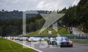 2021-07-31 - START OF THE RACE, DEPART, during the TotalEnergies 24 hours of Spa, 6th round of the 2021 Fanatec GT World Challenge Europe Powered by AWS, from July 28 to August 1, 2021 on the Circuit de Spa-Francorchamps, in Stavelot, Belgium - Photo François Flamand / DPPI - TOTALENERGIES 24 HOURS OF SPA - ENDURANCE - MOTORS